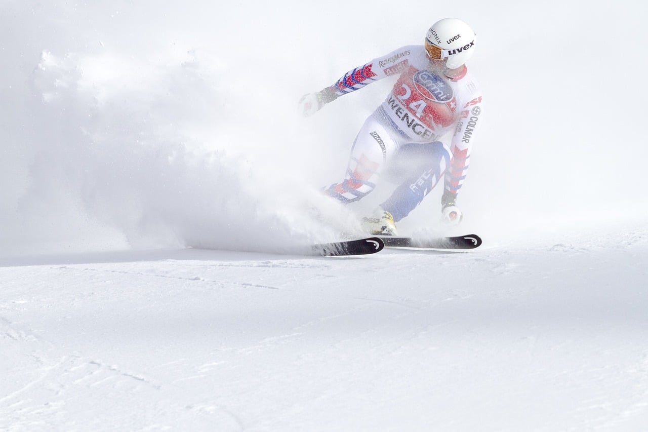 Un amateur de sports d'hiver