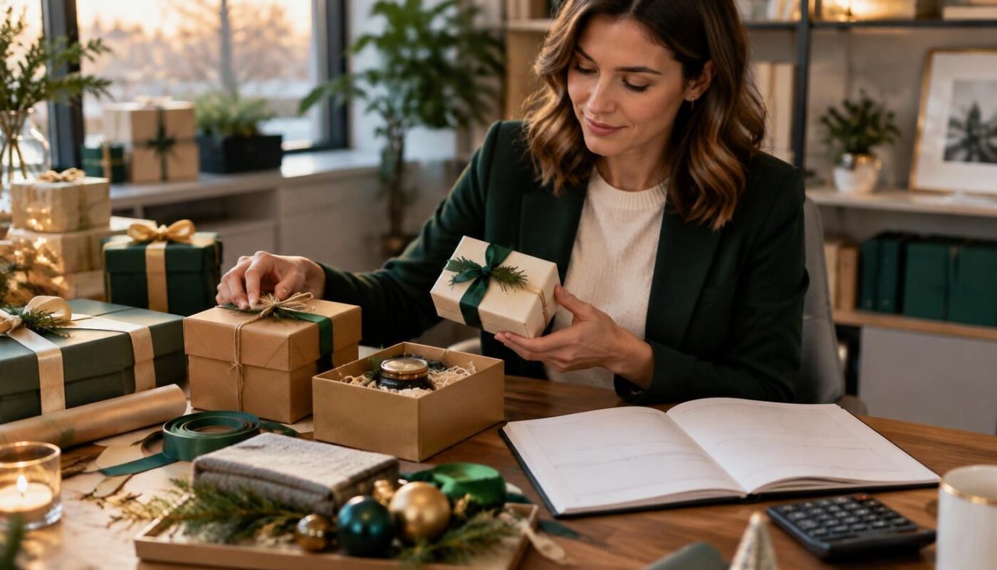 anticipez vos cadeaux clients de fin d’année pour profiter de meilleurs tarifs, respecter votre budget et remercier vos partenaires avec attention.