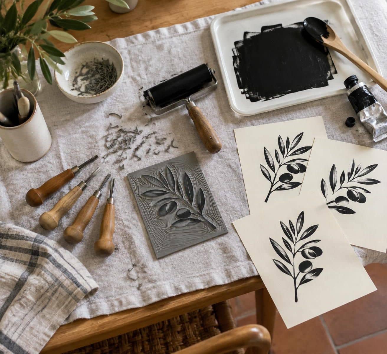 d&eacute;couvrez comment d&eacute;buter la linogravure chez vous avec moins de 50 &euro; : mat&eacute;riel essentiel, conseils pratiques et premi&egrave;res &eacute;tapes pour cr&eacute;er vos estampes.